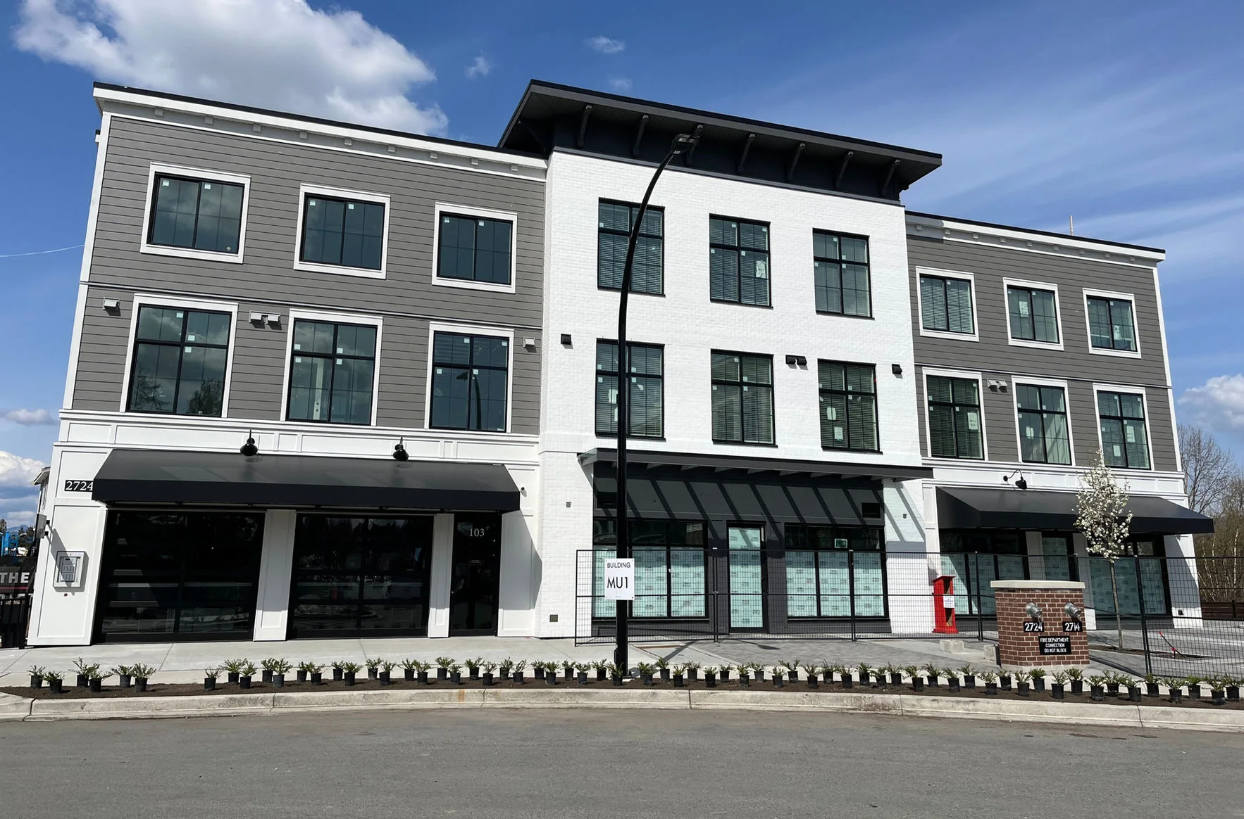 Rail District Infinity Properties - Acro Aluminum storefront project